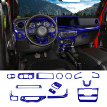 For 2024+ Jeep Wrangler JL & Gladiator JT Interior Center Console Cover Trim Kit (15 pcs) RT-TCZ