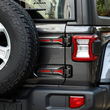 For 2018+ Jeep Wrangler JL Exterior Rear Tailgate Spare Tire Bracket Hinge Cover Trim (4 pcs) RT-TCZ