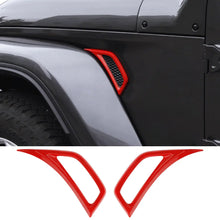 For 2018+ Jeep Wrangler JL & Gladiator JT Side Wheel Eyebrow Air Vent Outlet Cover Trim RT-TCZ