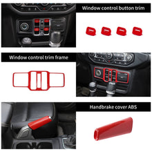 For 2018-2023 Jeep Wrangler JL / Gladiator JT 4 Door--47PCS Inner Center Console, Door, and Roof Cover Trim Kit Set RT-TCZ