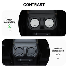 For 2018+ Jeep Wrangler JL / Gladiator JT 2 x Armrest Box Rear Air Vent Trim Aluminum Alloy RT-TCZ
