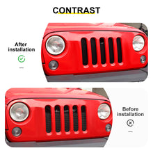 For 2007-2015 Jeep Wrangler JK Front Grille Mesh Tablet Insect Proof Net Accessories RT-TCZ