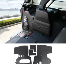 For 2018+ Jeep Wranlger JL Sahara 4-Door Version Interior Car Rear Trunk Tail Box Decoration Stickers Trim (4 pcs) RT-TCZ