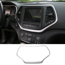 For Jeep Cherokee 2014-18 Dashboard Center Console GPS Screen Frame Trim Cover