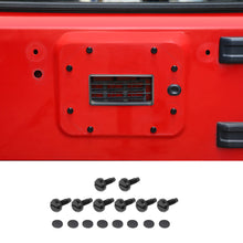 For Jeep Wrangler JK JL Rear Tailgate Spare Tire Bumper Screws Bolts Kit (8 pcs) RT-TCZ