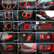 For 2024+ Jeep Wrangler JL & Gladiator JT Interior Center Console Trim Cover Kit (28 pcs) RT-TCZ