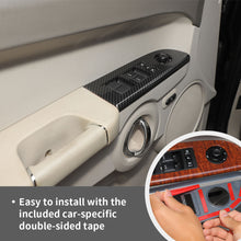 For 2006-2010 Jeep Grand Cherokee Window Lift Switch Panel Lock Cover Trim（4 pcs） RT-TCZ