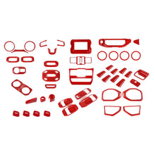 For 2018-2023 Jeep Wrangler JL / Gladiator JT 4 Door--47PCS Inner Center Console, Door, and Roof Cover Trim Kit Set RT-TCZ