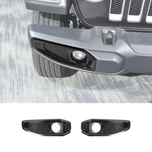 For Jeep Wrangler JL/Gladiator JT 2018+ Front Fog Lamp Light Decor Cover Trim Accessories RT-TCZ