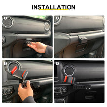 For 2018-2023 Jeep Wrangler JL & Gladiator JT Passenger Side Grab Bar Phone Holder Bracket（2 pcs） RT-TCZ