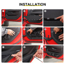 For 2018+ Jeep Wrangler JL & Gladiator JT Interior Car Front Rear Door Mesh Storage Bag RT-TCZ