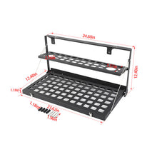 For 2018+ Jeep Wrangler JL JLU Metal Rear Door Tailgate Table Shelf Storage Rack RT-TCZ