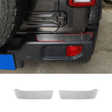For 2018+ Jeep Wrangler JL Exterior Rear Bumper Protector Sill Plate Trim Cover (2 pcs) RT-TCZ