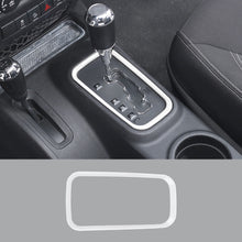 For 2011-2018 Jeep Wrangler JK Interior Gear Shift Panel Cover Trim Frame Ring RT-TCZ