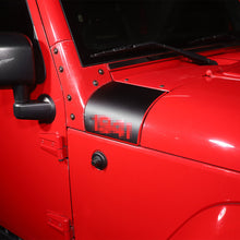 For 2007-2018 Jeep Wrangler JK Front Engine Hood Vinyl Decal Wrap Corner Sticker（2 pcs） RT-TCZ