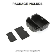 For 2018+ Jeep Wrangler JL JLU Center Console Organizer Tray Armrest Storage Box Divider RT-TCZ