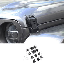 For 2007+ Jeep Wrangler JK JL & Gladiator JT Stainless Steel Hood Latches Hood Lock Catch Kit RT-TCZ