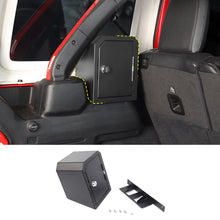 For 2024+ Jeep Wrangler JL 4-Door Version Interior Rear Cargo Safe Box Storage Combination Key Lock RT-TCZ