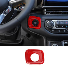 For 2024+ Jeep Wrangler JL One-Button Start Switch Cover Panel Trim RT-TCZ
