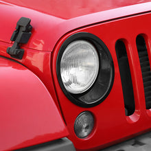 For 2007-2018 Jeep Wrangler JK Front Grill Inserts & Headlight Trim & Turn Signal Bezel Kit（11 pcs） RT-TCZ
