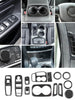 RT-TCZ 13PCS Interior Decor Cover Trim Frame Kit For Jeep Grand Cherokee 2016-2020 Accessories Carbon Fiber