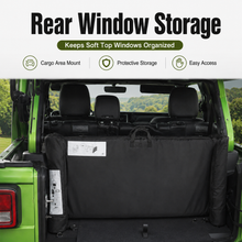 For 2018+ Jeep Wrangler JL JLU Trunk Soft Top Window Storage Bag RT-TCZ