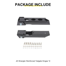 For 2007-2018 Jeep Wrangler JK Rear Trunk Heavy Duty Steel Tailgate Hinge Set (2 pcs) RT-TCZ