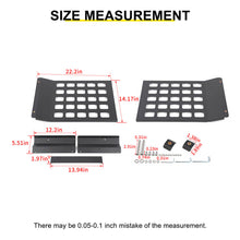 For 2007-2018 Jeep Wrangler JKU 4 Door Rear Roof Rack Hard Top Molle Racks Luggage Panel（5 pcs） RT-TCZ