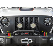 For 2024+ Jeep Wrangler JL & Gladiator JT Exterior Front Grille Inserts Headlight Trim Ring & Tow Hook Protective Cover (11 pcs) RT-TCZ