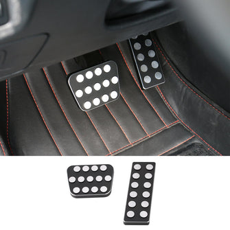 For Jeep Cherokee /Grand Commander & Unlimited Brake Pedal Gas Pedal Cover Black