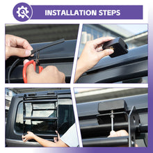 For 2018+ Jeep Wrangler JL Car Rear Window Climbing Ladder Iron Black RT-TCZ