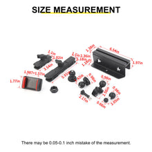 For 2011-2018 Jeep Wrangler JK Center Console Rail Expansion Phone Mount Holder（9 pcs） RT-TCZ