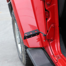 For Jeep Wrangler TJ JK JL & Gladiator JT Door Front Foot Rest Pedal Kick Pegs Panel Bezels  (Circular Hole)