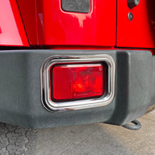 For 2007-2018 Jeep Wrangler JK Exterior Rear Fog Light Frame Trim Ring Cover (2 pcs) RT-TCZ
