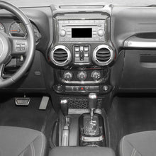 For 2011-2018 Jeep Wrangler JK Center Console Air Vent Switch & Gear Cup Holder Panel Cover Trim (3 pcs) RT-TCZ