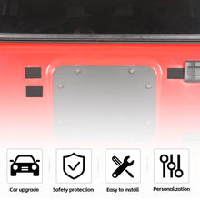 For 2007-2017 Jeep Wrangler JK 3PCS American Flag Tailgate Rubber Seal Plug Black Decor RT-TCZ