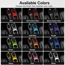For 2018+ Jeep Wrangler JL, JLU & Gladiator JT Armrest Switch & Gear Shift Panel Trim Cover – Center Console Accent Cup Holder Bezel RT-TCZ