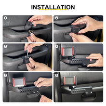 For 1997-2006 Jeep Wrangler TJ Copilot Armrest Phone Holder Stand Mount Bracket RT-TCZ