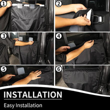 For 07+ Jeep Wrangler JK JL JT /14+ Cherokee /16+Renegade/11-20 Grand Cherokee/17+ Compass Pet Dog Scuff Cover Mat Car Door Guard Catch Catcher RT-TCZ