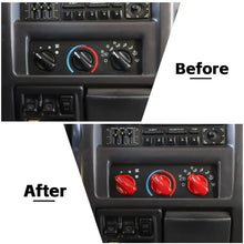 For 1997-2006 Jeep Wrangler TJ Air Condition Switch Button Knob Decor Trim Cover RT-TCZ