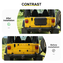 For 1997-2006 Jeep Wrangler TJ Black Tailgate Expansion Panel Cargo Mount Bracket （3 pcs） RT-TCZ