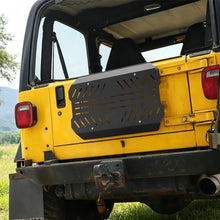 For 1997-2006 Jeep Wrangler TJ Black Tailgate Expansion Panel Cargo Mount Bracket （3 pcs） RT-TCZ