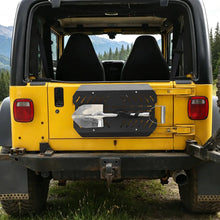 For 1997-2006 Jeep Wrangler TJ Black Tailgate Expansion Panel Cargo Mount Bracket （3 pcs） RT-TCZ