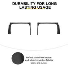 For 1997-2006 Jeep Wrangler TJ Car Rear Window Heat Insulation Cotton Cover Pad（2 pcs） RT-TCZ