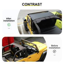For 1997-2006 Jeep Wrangler TJ Car Top Roof Cover Soft Sunshade Leather Black RT-TCZ