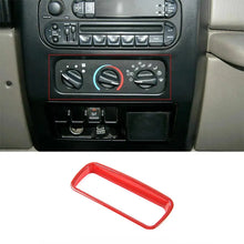 For 1997-2006 Jeep Wrangler TJ Center Console Air Condition Switch Button Frame Trim Cover RT-TCZ
