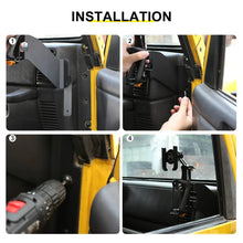 For 1997-2006 Jeep Wrangler TJ Center Console Dashboard Drink Cup Phone Holder Mount Rack Bracket (2 pcs) RT-TCZ
