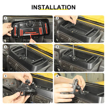 For 1997-2006 Jeep Wrangler TJ Center Console Phone Holder Dash Mount with Storage Tray (2 pcs) RT-TCZ