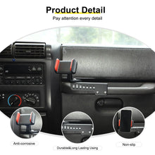 For 1997-2006 Jeep Wrangler TJ Copilot Armrest Phone Holder Stand Mount Bracket RT-TCZ