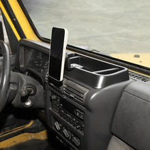 For 1997-2006 Jeep Wrangler TJ Dash Console Storage Tray with Magnetic Wireless Charging Phone Mount Holder（5 pcs） RT-TCZ